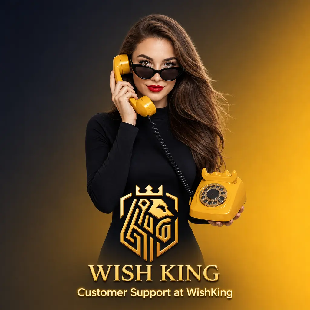 WishKing 24/7 customer support for account, payment, and bonus questions via email and live chat