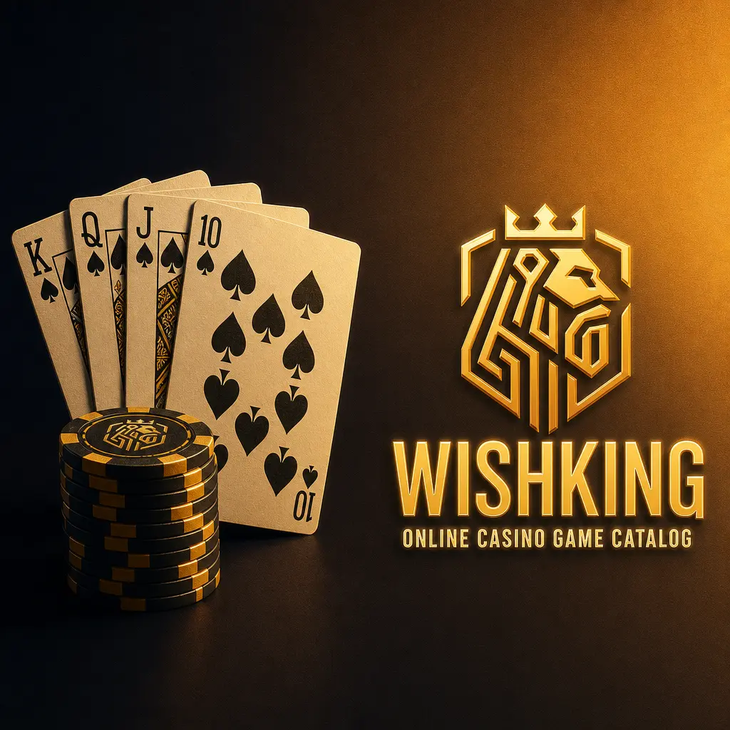 WishKing online casino game catalog featuring over 3,000 titles across slots, live casino, table games, and jackpots